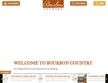 Tablet Screenshot of bourboncountry.com